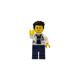 Custom LEGO® Lab Set - Male Scientist Minifigure | Gift for Biologists, Chemists, Medical Lab Technicians, and Biology Enthusiasts