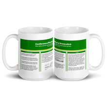 science poster or research poster printed on conference/meeting poster mug