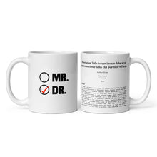 Graduation Dissertation/Thesis Mug - Memorable Graduation Gift