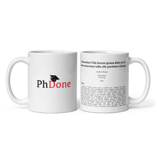 Graduation Dissertation/Thesis Mug - Memorable Graduation Gift
