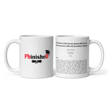 Graduation Dissertation/Thesis Mug - Memorable Graduation Gift