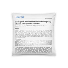 Publication Pillow 18 x 18 inch