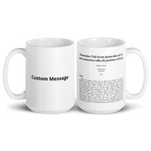 Graduation Dissertation/Thesis Mug - Memorable Graduation Gift