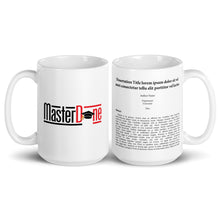 Graduation Dissertation/Thesis Mug - Memorable Graduation Gift