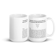 Graduation Dissertation/Thesis Mug - Memorable Graduation Gift