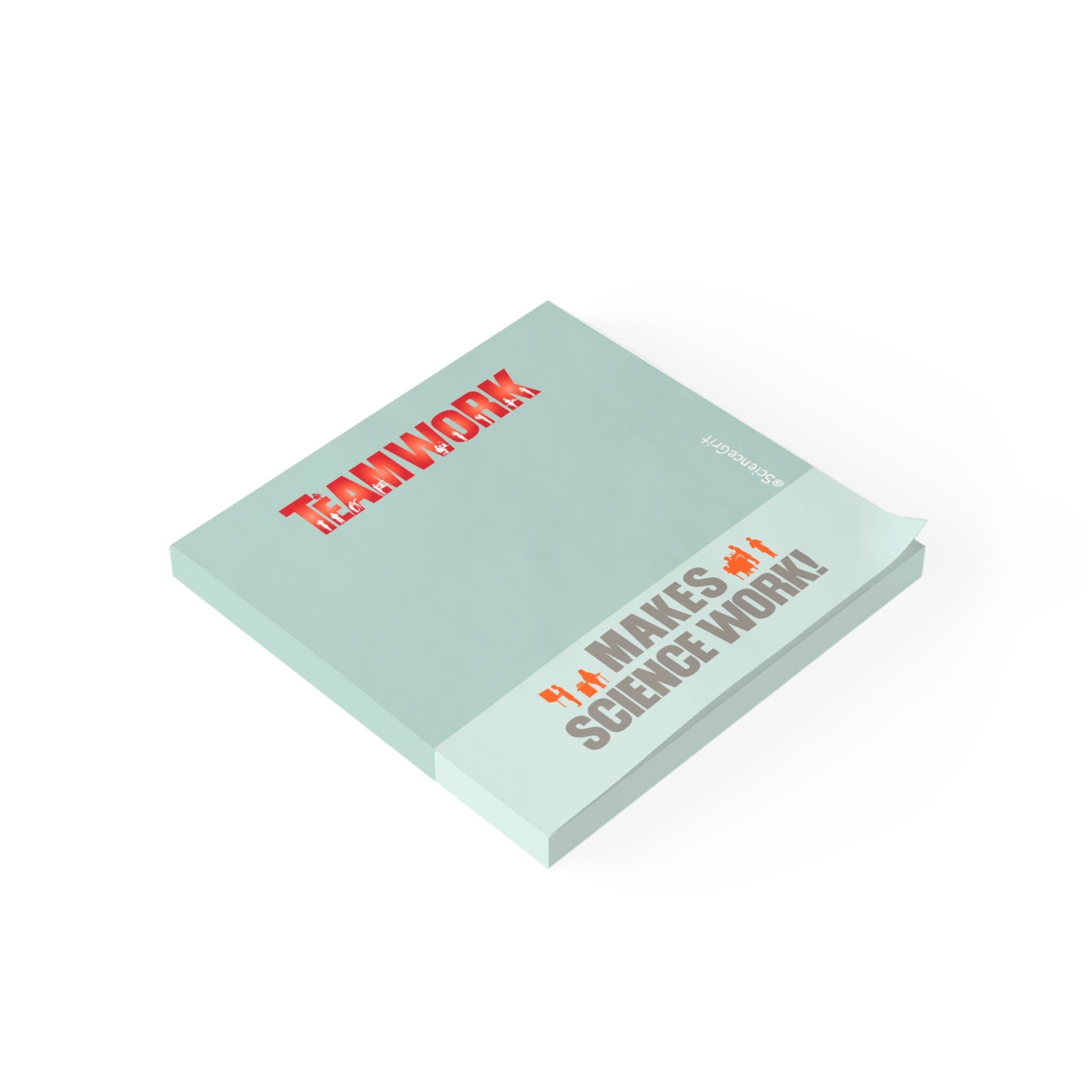 Teamwork Makes Science Work Sticky Note – ScienceGrit