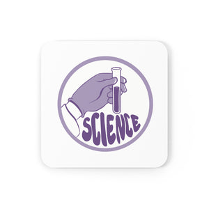 Science Cork Back Coaster | Gift for Chemists, Biologists, and Medical Lab Technicians