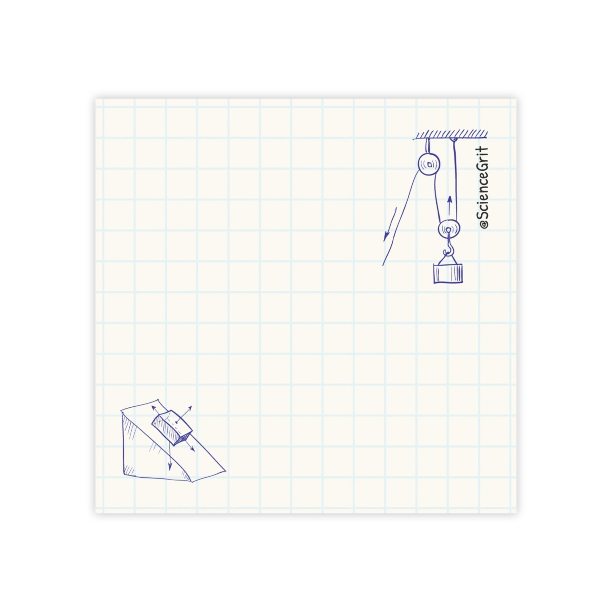 Physics Sticky Note – ScienceGrit