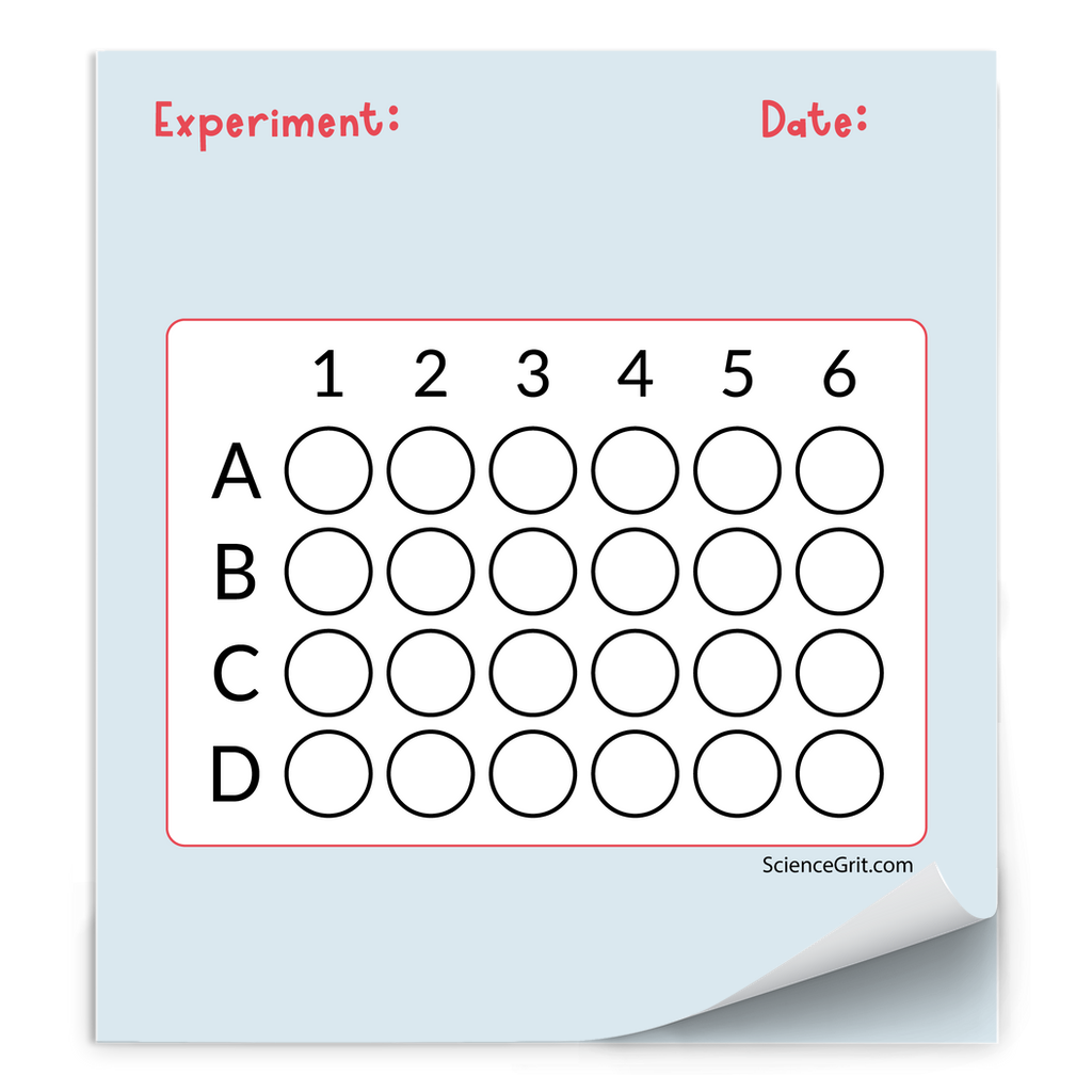 24 Well Plate Notepad for Cell Culture (only available to U.S. customers)