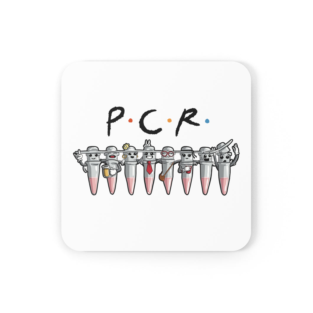PCR Pals Cork Back Coaster | Gift for Biologists and Medical Lab Technicians