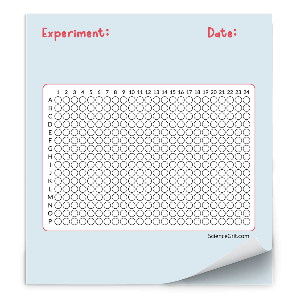 384 Well Plate Notepad for Cell Culture, qPCR, Imaging, ELISA, and High Throughput Screening (only available to U.S. customers)