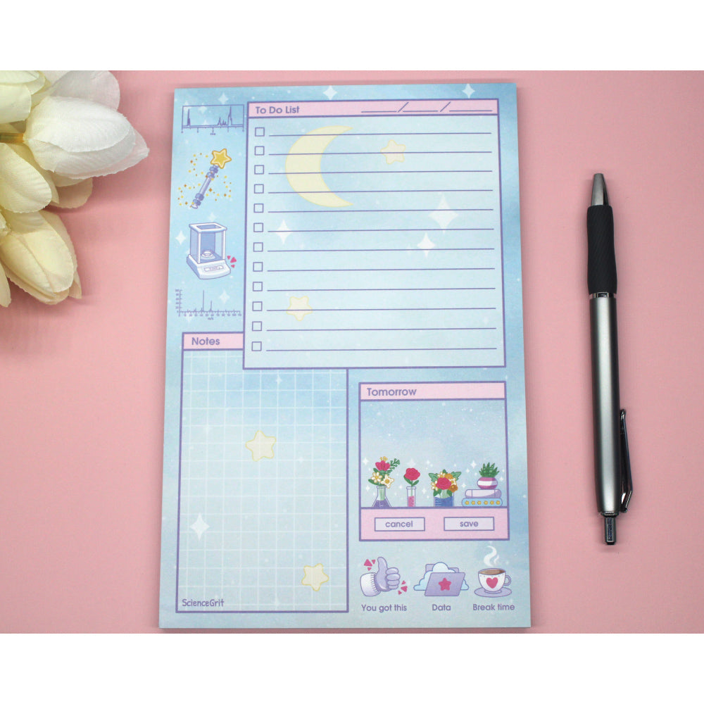 Daily Planner Pad - Analytical Chemistry | Stationery Office Supplies Gift for Chemistry Students, Chemists and Researchers