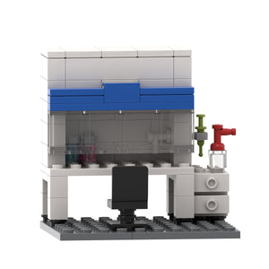 Custom LEGO® Lab Set - Biosafety Cabinet | (Minifigure not included) | Gift for Biologists, Medical Lab Technicians, and Biology Enthusiasts