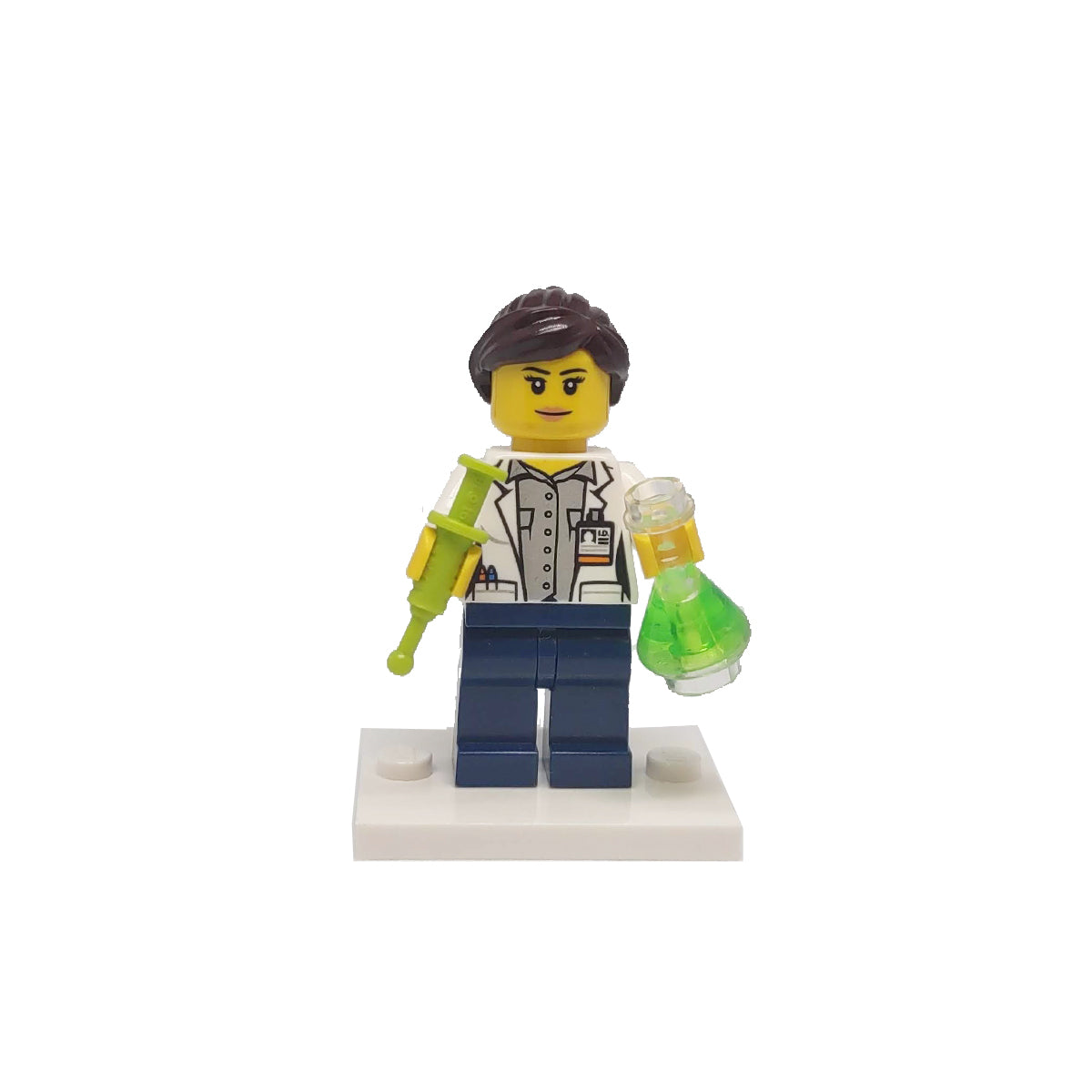 Custom LEGO® Lab Set - Female Scientist Minifigure – ScienceGrit