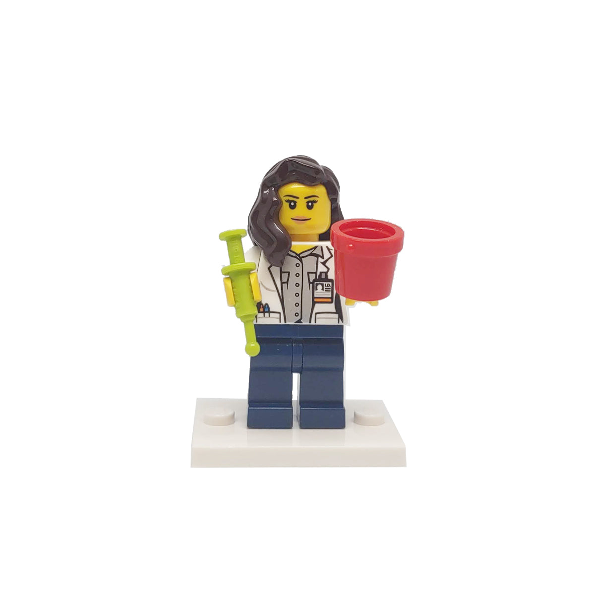 Custom LEGO® Lab Set - Female Scientist Minifigure – ScienceGrit