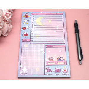 Daily Planner Pad - Cell Biology | Stationery Office Supplies Gift for Biologists and Researchers