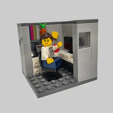 Custom LEGO® Office Set - Cubicle | (Minifigure not included) | Gift for People Working/Have Worked in a Cubicle