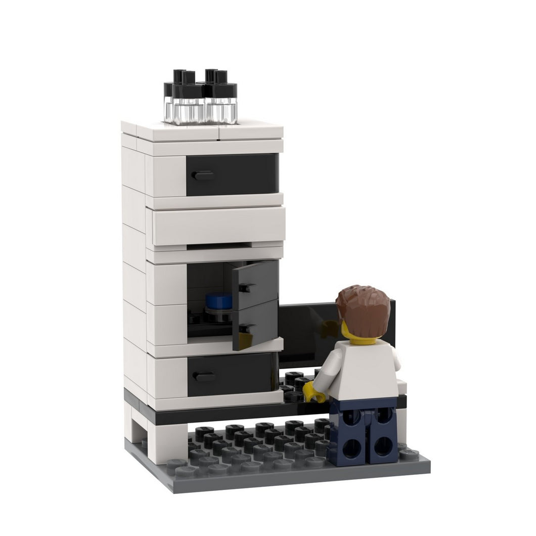 Custom LEGO® Lab Set - HPLC | (Mnifigure not included) Gift for Analytical Chemists, Quality Control Specialists, Pharmaceutical/Environmental/Forensic/Food Scientists, or Biochemists and Biologists