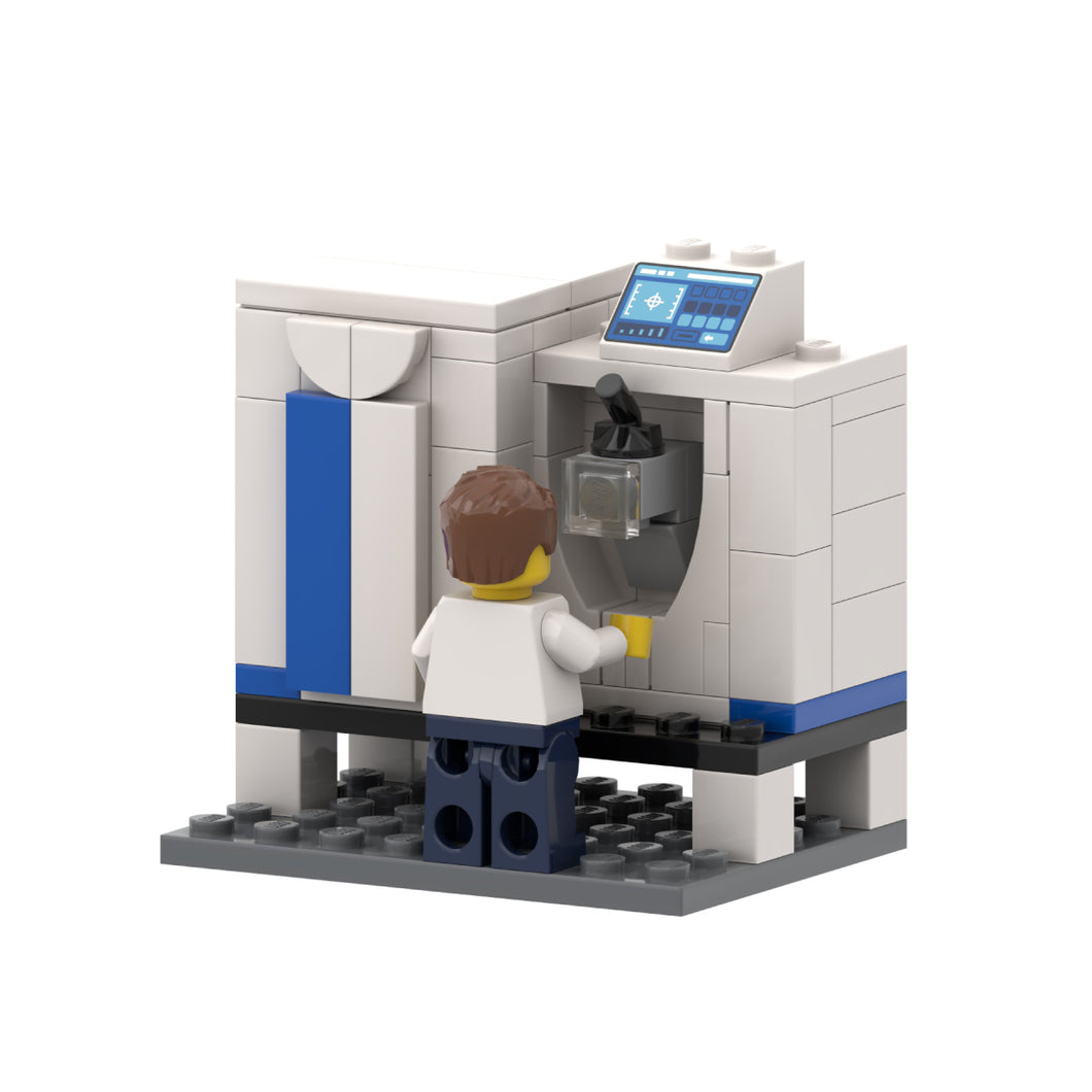 Custom LEGO® Lab Set - Mass Spectrometer | (Minifigure not included) | Gift for Analytical Chemists, Quality Control Specialists, Pharmaceutical/Environmental/Forensic/Food Scientists, or Biochemists and Biologists