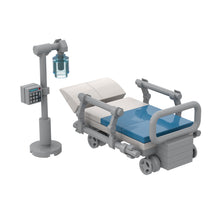 ScienceGrit Custom Brick-Built Medical Set - Hospital Bed | Figurine not included | Gift for Doctors, Nurses & Healthcare Professionals
