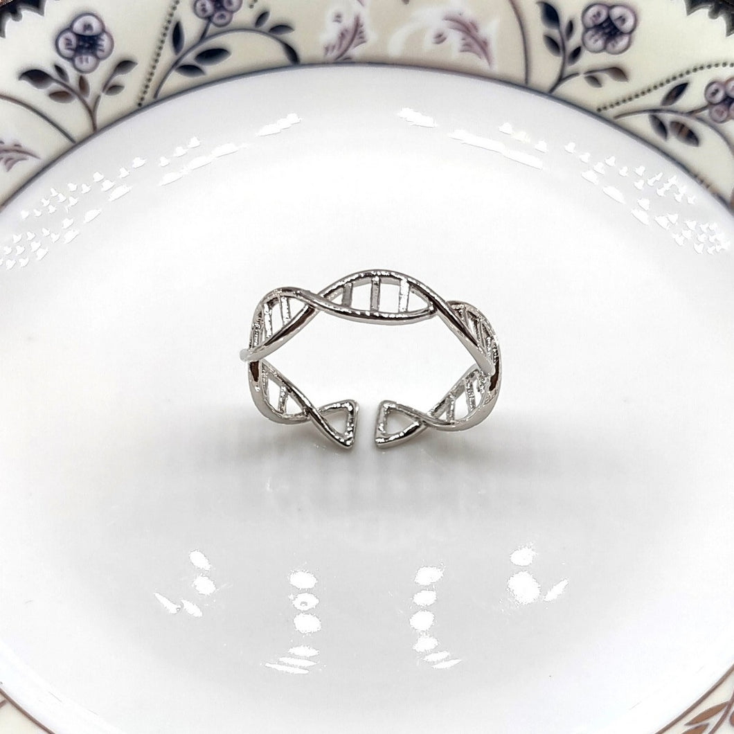 Adjustable DNA Ring | Gift for Scientists or Science Lovers