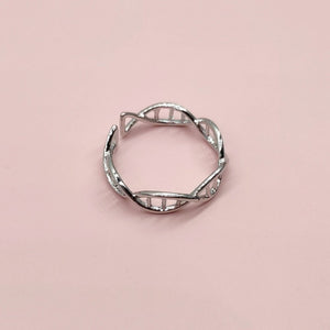 Adjustable DNA Ring | Gift for Scientists or Science Lovers