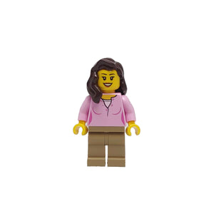 Custom LEGO® Office Set - Female Minifigure 3