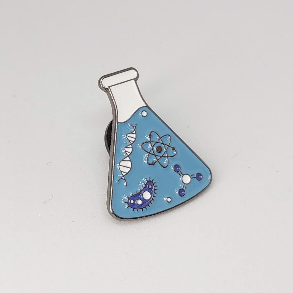 Flask Pin | Gift for Chemistry and Biology lovers