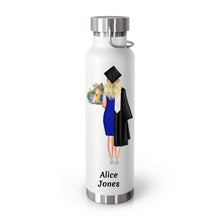 Personalized Graduation Gift for Her - Copper Vacuum Insulated Bottle 22oz