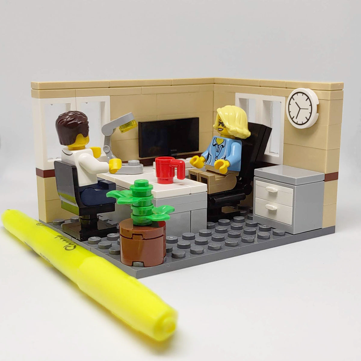 Custom LEGO® Office Set - Cubicle – ScienceGrit