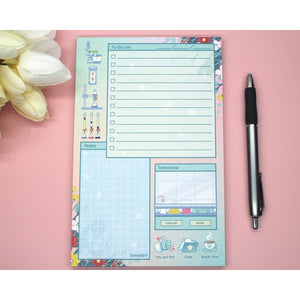 Daily Planner Pad - Organic Chemistry | Stationery Office Supplies Gift for Chemistry Students, Chemists and Researchers