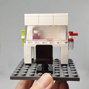 Custom LEGO® Lab Set - Biosafety Cabinet V2 | (Minifigure not included) | Gift for Biologists, Medical Lab Technicians, and Biology Enthusiasts