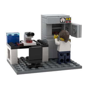 Custom LEGO® Lab Set - Cell Culture Incubator | (Minifigure not included) | Gift for Biologists, Medical Lab Technicians, and Biology Enthusiasts