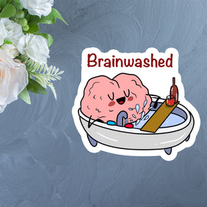 Brainwashed Sticker