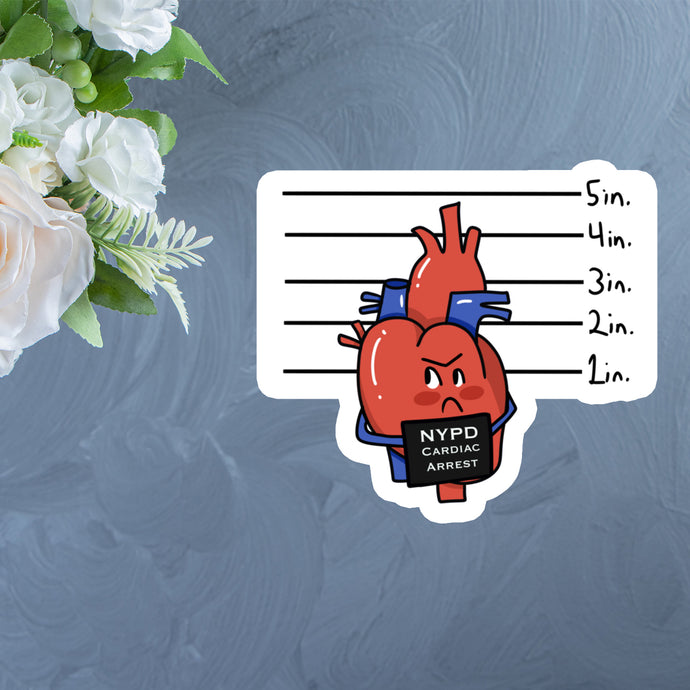 Cardiac Arrest Sticker