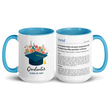 Publication Mug (Handle & Inside in Blue) - Perfect Gift for Master's/PhD Students, Postdocs, Professors, Researchers, and Scientists