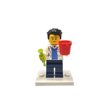 Custom LEGO® Lab Set - Male Scientist Minifigure with Micropipette and Lab Ice Bucket | Gift for Biologists, Chemists, Medical Lab Technicians, and Biology Enthusiasts