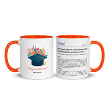 Publication Mug (Handle & Inside in Orange) - Perfect Gift for Master's/PhD Students, Postdocs, Professors, Researchers, and Scientists