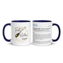 Publication Mug (Handle & Inside in Navy Blue) - Perfect Gift for Master's/PhD Students, Postdocs, Professors, Researchers, and Scientists
