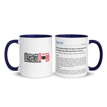 Publication Mug (Handle & Inside in Navy Blue) - Perfect Gift for Master's/PhD Students, Postdocs, Professors, Researchers, and Scientists