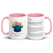 Publication Mug (Handle & Inside in Pink) - Perfect Gift for Master's/PhD Students, Postdocs, Professors, Researchers, and Scientists