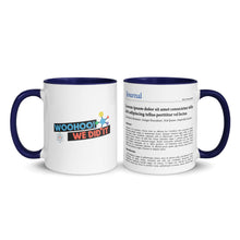 Publication Mug (Handle & Inside in Navy Blue) - Perfect Gift for Master's/PhD Students, Postdocs, Professors, Researchers, and Scientists