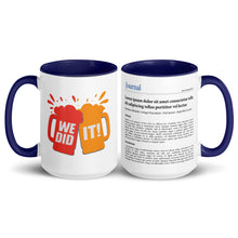 Publication Mug (Handle & Inside in Navy Blue) - Perfect Gift for Master's/PhD Students, Postdocs, Professors, Researchers, and Scientists