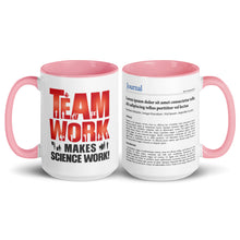 Publication Mug (Handle & Inside in Pink) - Perfect Gift for Master's/PhD Students, Postdocs, Professors, Researchers, and Scientists