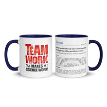 Publication Mug (Handle & Inside in Navy Blue) - Perfect Gift for Master's/PhD Students, Postdocs, Professors, Researchers, and Scientists