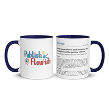 Publication Mug (Handle & Inside in Navy Blue) - Perfect Gift for Master's/PhD Students, Postdocs, Professors, Researchers, and Scientists