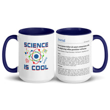 Publication Mug (Handle & Inside in Navy Blue) - Perfect Gift for Master's/PhD Students, Postdocs, Professors, Researchers, and Scientists