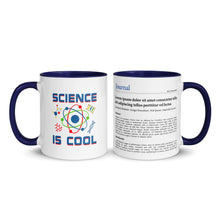 Publication Mug (Handle & Inside in Navy Blue) - Perfect Gift for Master's/PhD Students, Postdocs, Professors, Researchers, and Scientists
