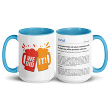 Publication Mug (Handle & Inside in Blue) - Perfect Gift for Master's/PhD Students, Postdocs, Professors, Researchers, and Scientists