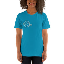 Unisex Short Sleeve Premium Cotton T-shirt - Your Eyes Are as Deep and Calm as the Sea